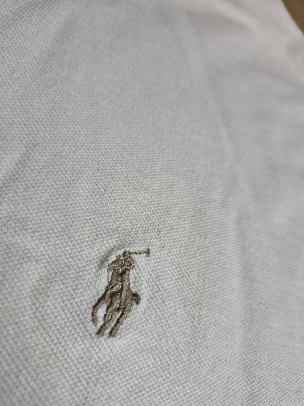Polo by Ralph Lauren Cream Long-Sleeve Polo Shirt 4650/4